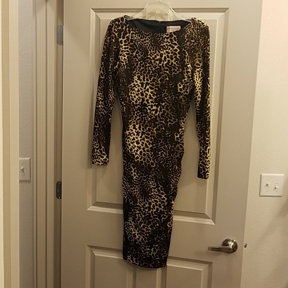 Philosophy leopard print dress